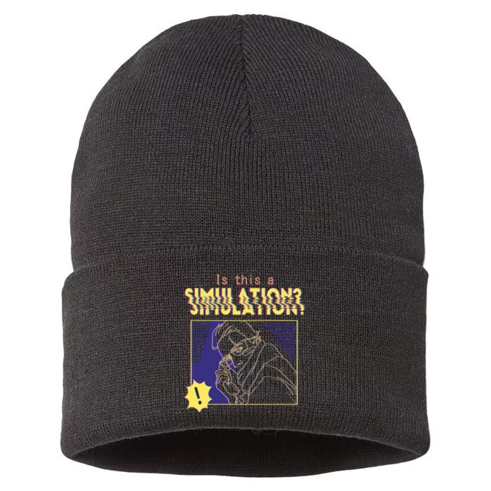 This This A Simulation Sustainable Knit Beanie