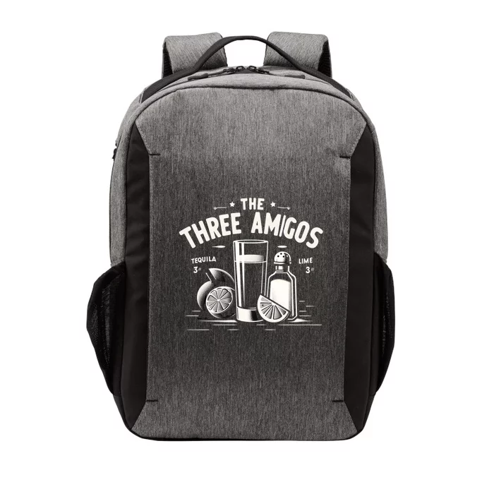 The Three Amigos Tequila Salt Lime Shots Cinco De Mayo Day Gift Vector Backpack