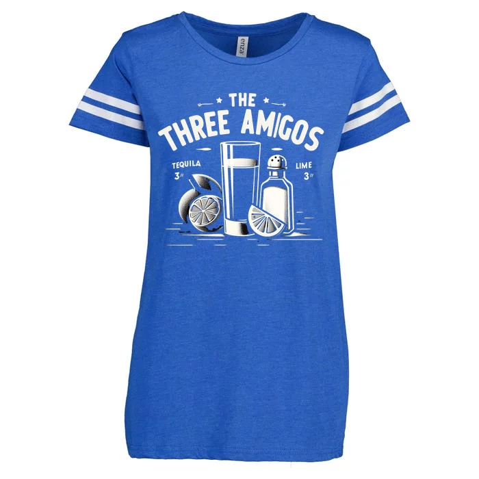 The Three Amigos Tequila Salt Lime Shots Cinco De Mayo Day Gift Enza Ladies Jersey Football T-Shirt