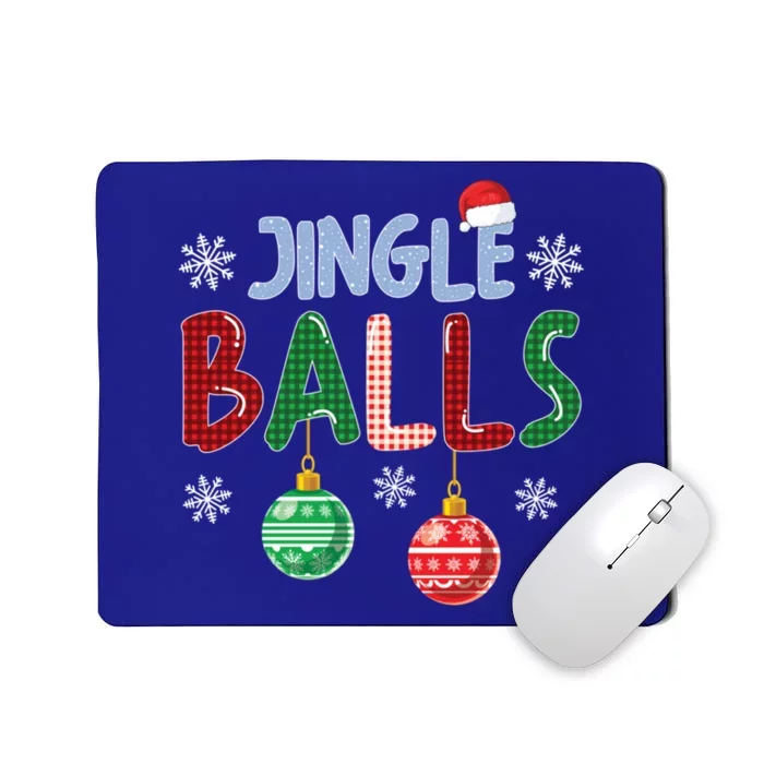 Tinsel Tits And Jingle Balls Funny Matching Christmas Couple Gift Mousepad