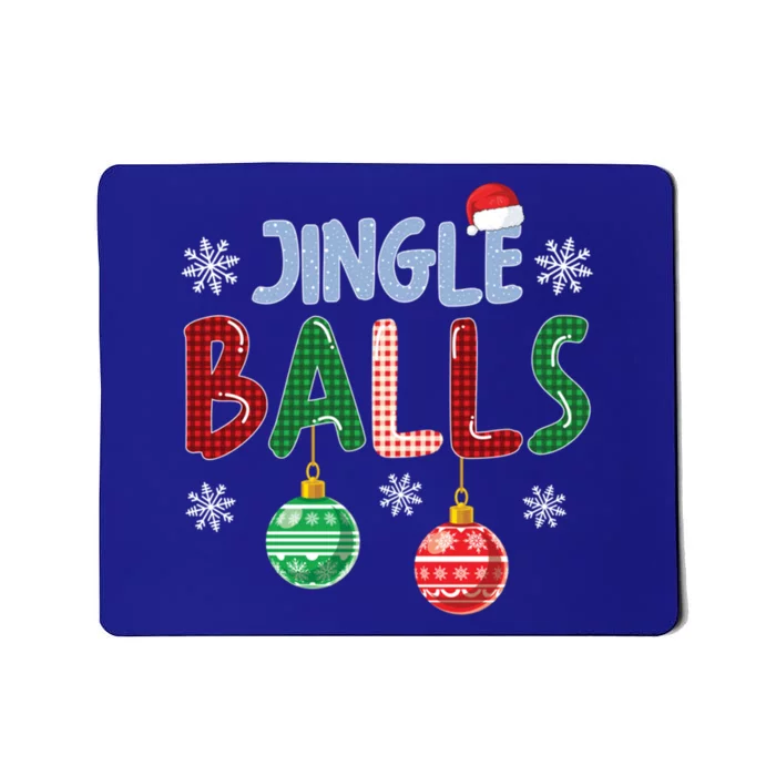 Tinsel Tits And Jingle Balls Funny Matching Christmas Couple Gift Mousepad