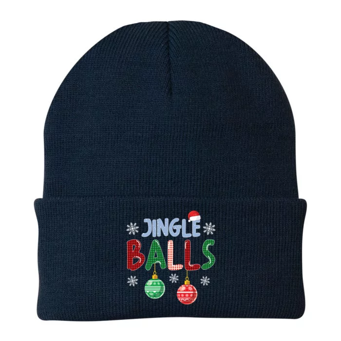 Tinsel Tits And Jingle Balls Funny Matching Christmas Couple Gift Knit Cap Winter Beanie