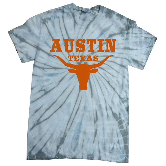 Texas Tx American Bull United States Tie-Dye T-Shirt