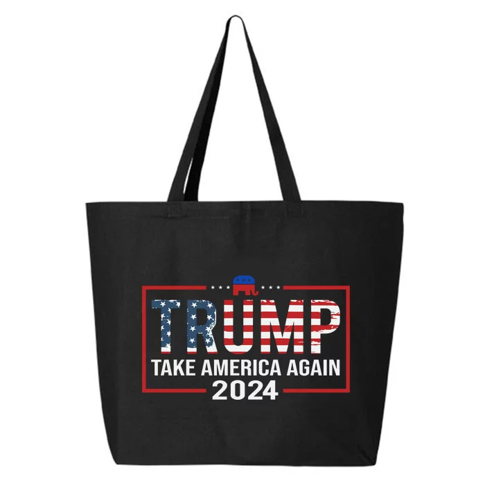 Trump Take America Again 2024 25L Jumbo Tote