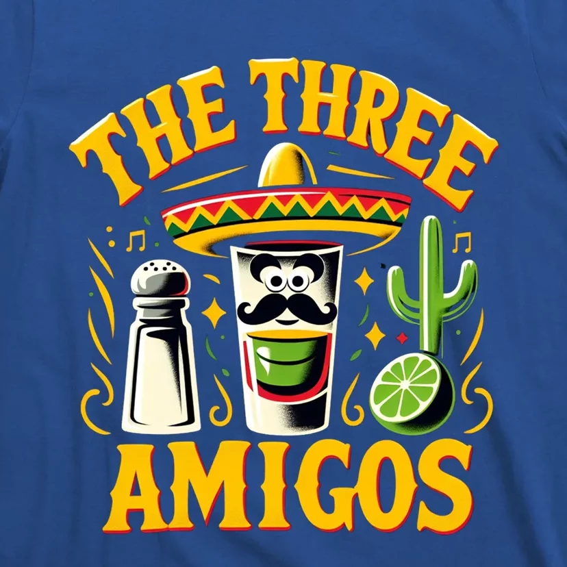 The Three Amigos Tequila Salt Shots Cinco De Mayo Day 2024 Great Gift T-Shirt