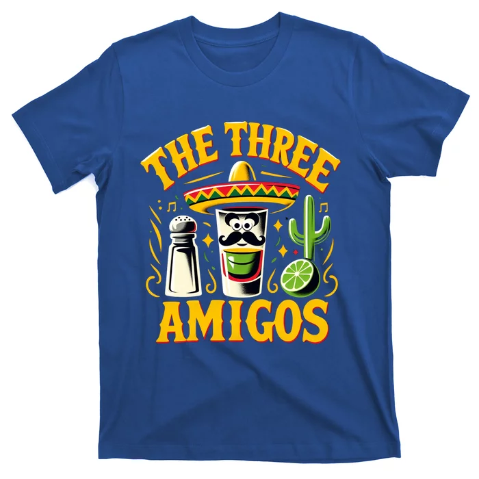 The Three Amigos Tequila Salt Shots Cinco De Mayo Day 2024 Great Gift T-Shirt