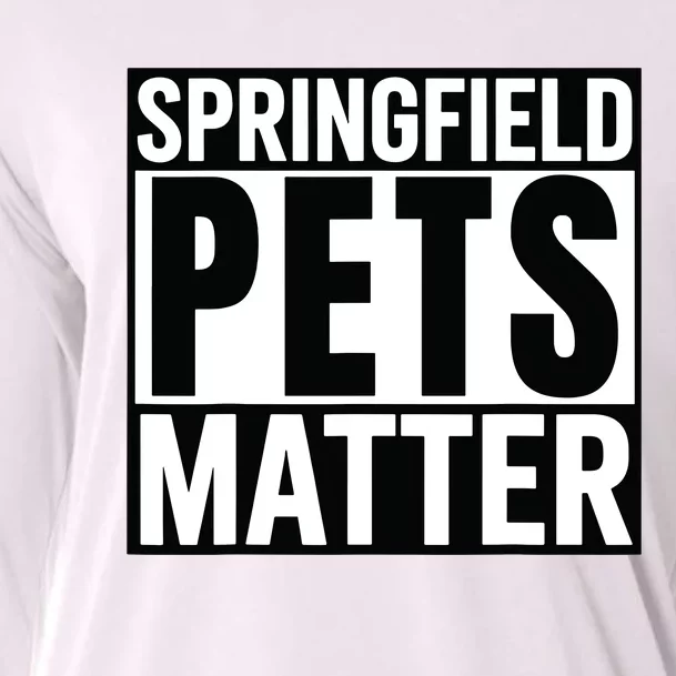 Trump They Are Eating The Dogs Cats Springfield Pets Matter Cooling Performance Long Sleeve Crew