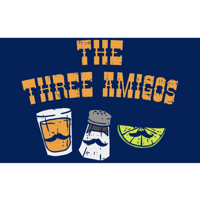 The Three Amigos Tequila Salt Lime Cinco De Mayo Drink Bumper Sticker