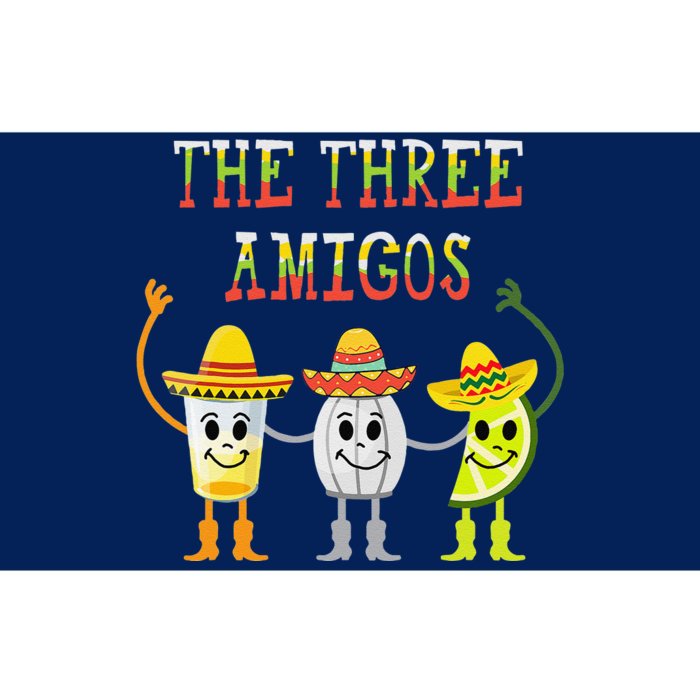 The Three Amigos Tequila Salt Lime Cinco De Mayo Bumper Sticker