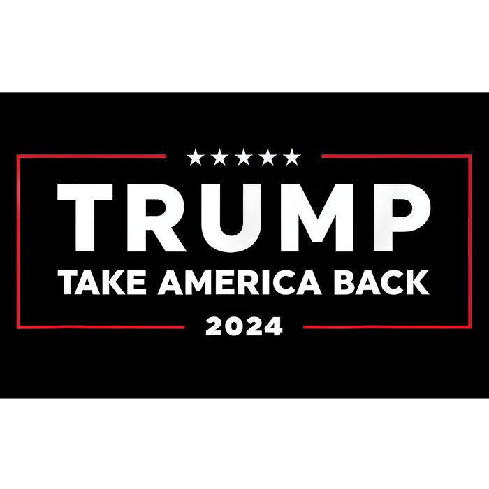 Trump Take America Back 2024 Trump 24 Conservative Election Bumper Sticker