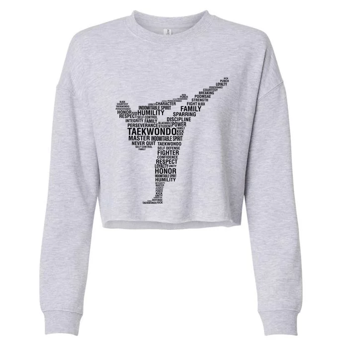 Taekwondo Cropped Pullover Crew