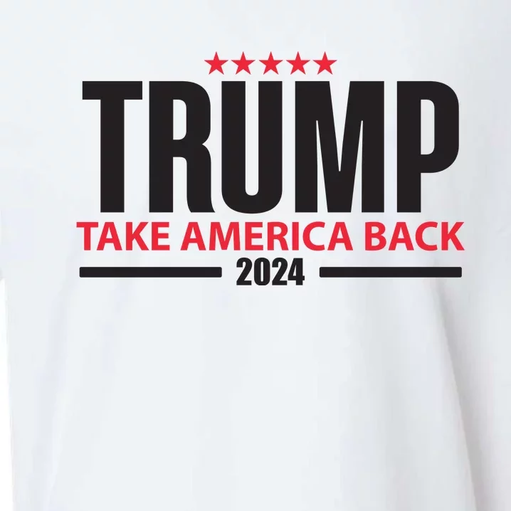 Trump Take America Back 2024 Sueded Cloud Jersey T-Shirt