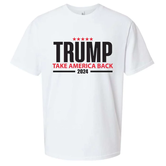 Trump Take America Back 2024 Sueded Cloud Jersey T-Shirt