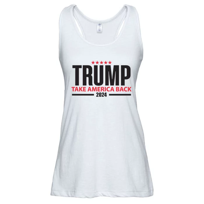 Trump Take America Back 2024 Ladies Essential Flowy Tank