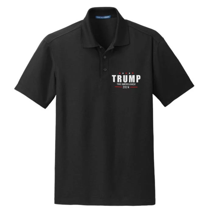 Trump Take America Back 2024 Dry Zone Grid Performance Polo