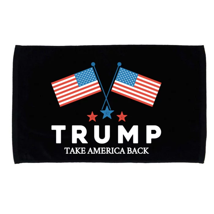 Trump Take America Back 2024 Microfiber Hand Towel