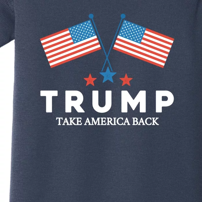 Trump Take America Back 2024 Baby Bodysuit