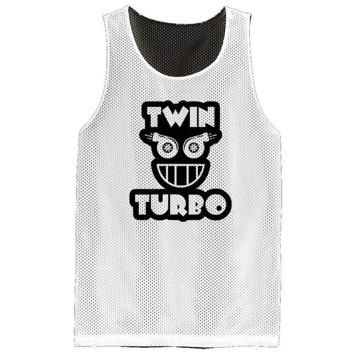 Twin Turbo Awesome Car Lover Mesh Reversible Basketball Jersey Tank