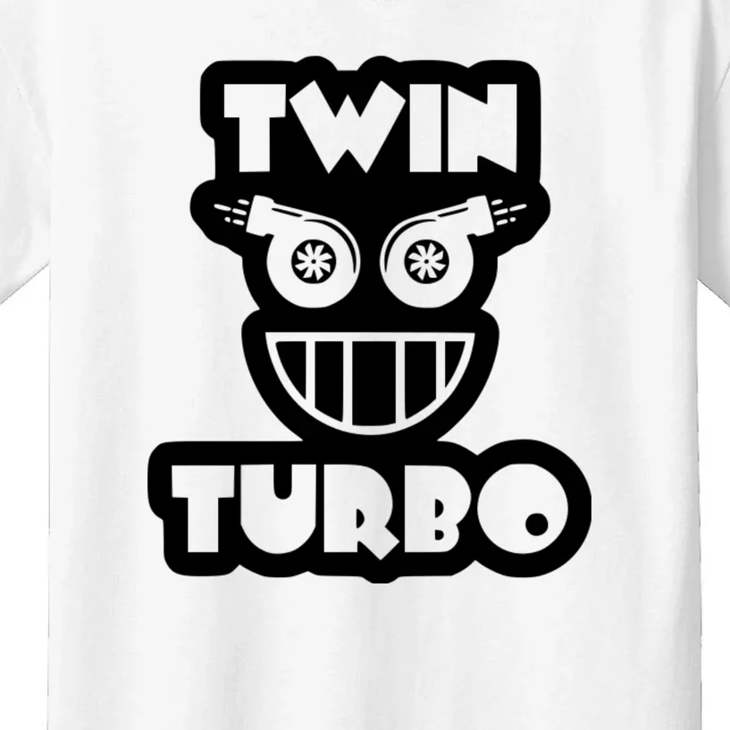 Twin Turbo Awesome Car Lover Kids T-Shirt