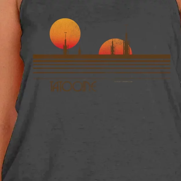 Tatooine Women's Knotted Racerback Tank