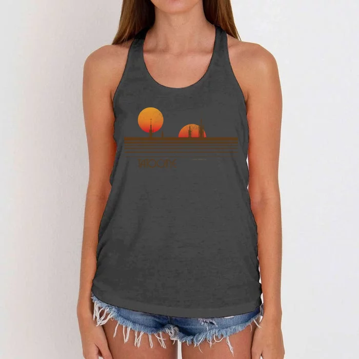 Tatooine Women's Knotted Racerback Tank