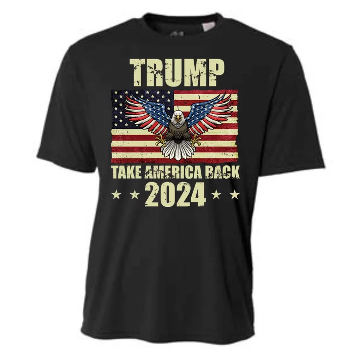 Trump Take America Back 2024 Cooling Performance Crew T-Shirt