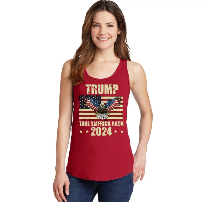 Trump Take America Back 2024 Ladies Essential Tank