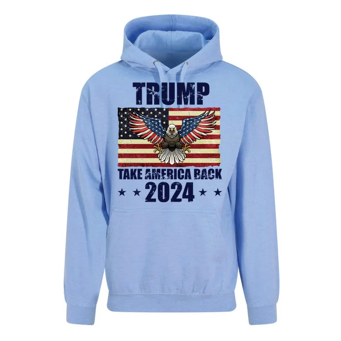 Trump Take America Back 2024 Unisex Surf Hoodie