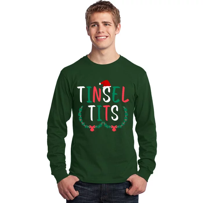 Tinsel Tits And Jingle Balls Tall Long Sleeve T-Shirt