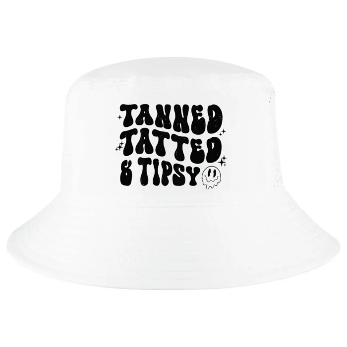 Tanned Tatted And Tipsy Trendy Beach Summer Vacation Cool Comfort Performance Bucket Hat