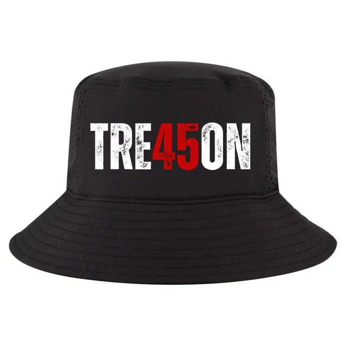 Tre45on Treason Anti Trump Impeach Trump F Trump 86 45 Gift Cool Comfort Performance Bucket Hat