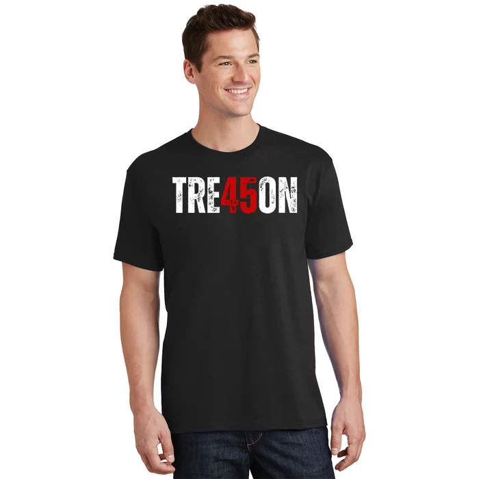 Tre45on Treason Anti Trump Impeach Trump F Trump 86 45 Gift T-Shirt