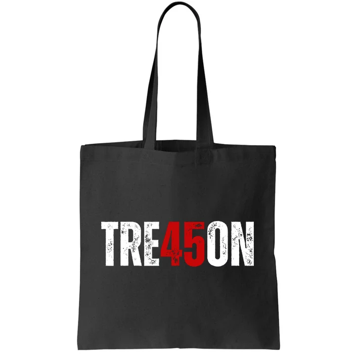 Tre45on Treason Anti Trump Impeach Trump F Trump 86 45 Gift Tote Bag