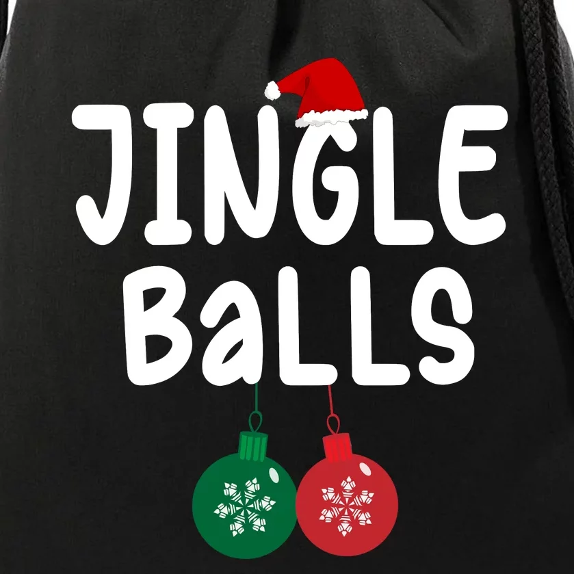 Tinsel Tits And Jingle Balls Drawstring Bag