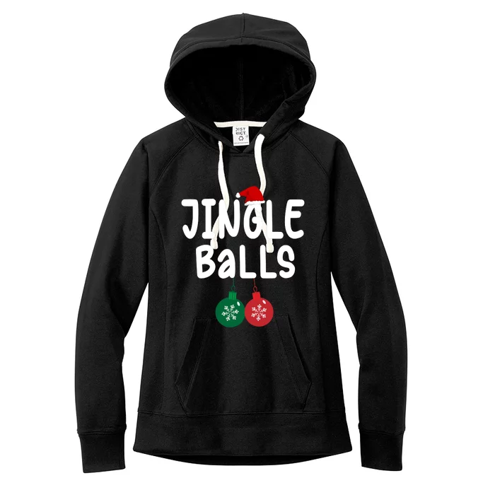 Tinsel Tits And Jingle Balls Women's Fleece Hoodie