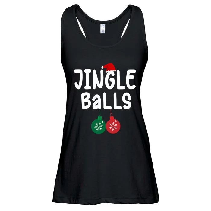 Tinsel Tits And Jingle Balls Ladies Essential Flowy Tank