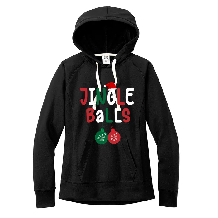 Tinsel Tits And Jingle Balls Women's Fleece Hoodie