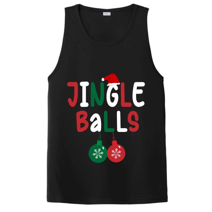 Tinsel Tits And Jingle Balls Performance Tank