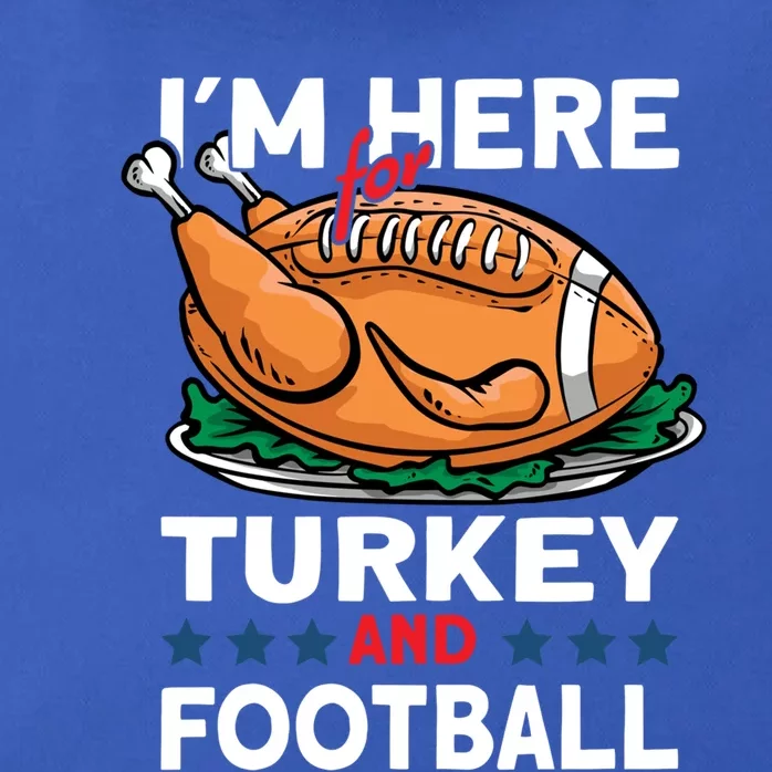 Thanksgiving Turkey And Football Great Gift Zip Tote Bag