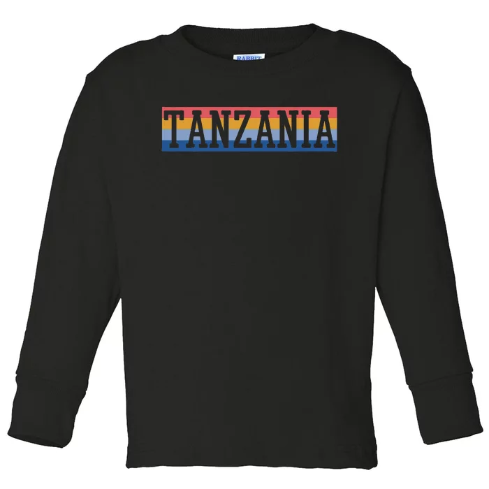 Tanzania Tanzanian African Toddler Long Sleeve Shirt