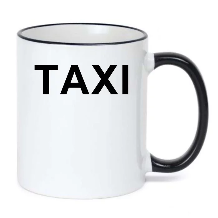 Taxi Black Color Changing Mug