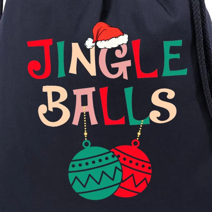 Tinsel Tits And Jingle Balls Funny Matching Christmas Couple Cool Gift Drawstring Bag