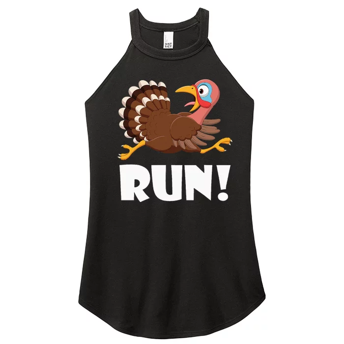 Turkey Trot Adult Running Costume Face Run Women’s Perfect Tri Rocker Tank