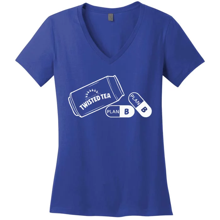 Twisted TeaS And Plan B Women's V-Neck T-Shirt