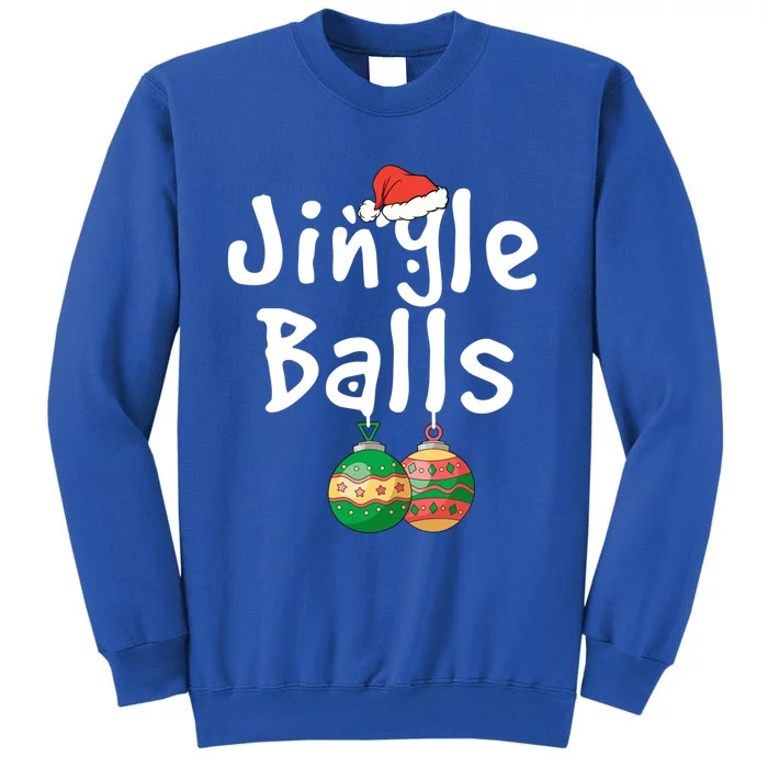 Tinsel Tits And Jingle Balls Funny Matching Christmas Couple Cool Gift Tall Sweatshirt