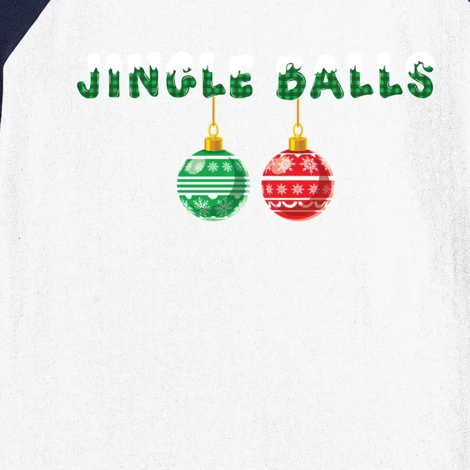 Tinsel Tits And Jingle Balls Matching Christmas Couple Xmas Gift Baseball Sleeve Shirt