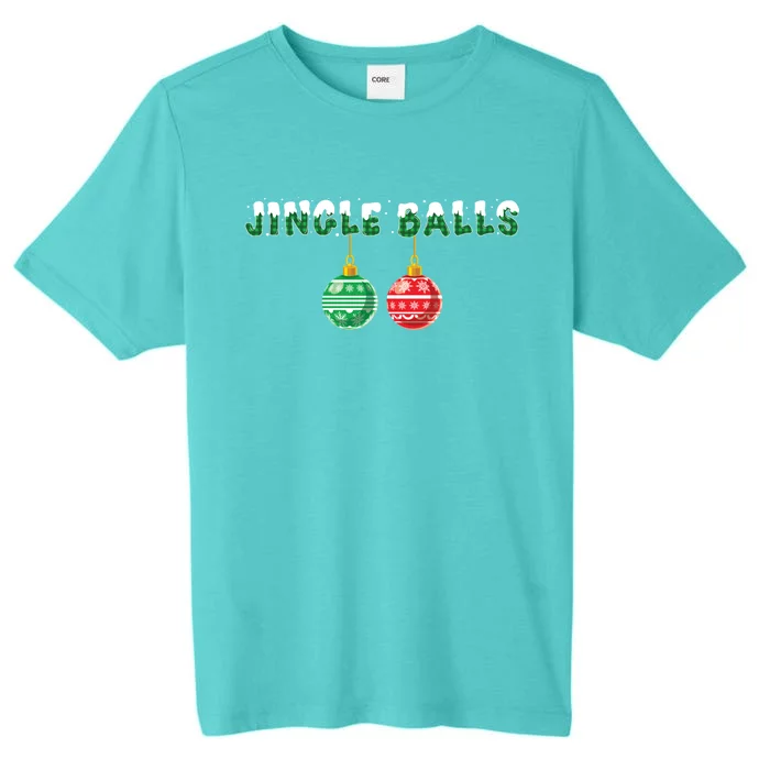 Tinsel Tits And Jingle Balls Matching Christmas Couple Xmas Gift ChromaSoft Performance T-Shirt