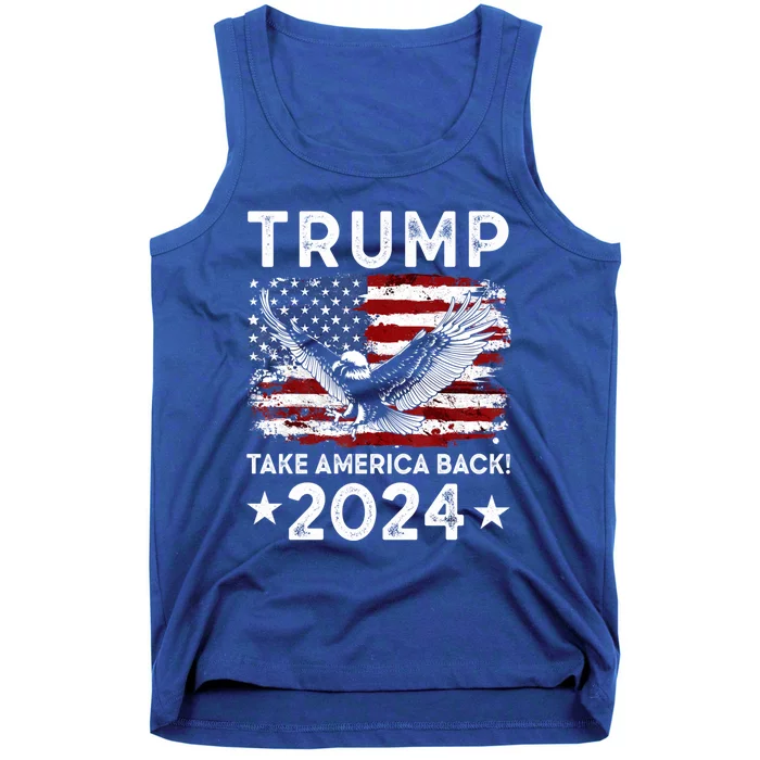 Donald Trump 2024 Take America Back USA United States Tank Top