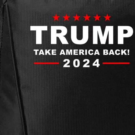 Trump Take America Back 2024 Election City Backpack