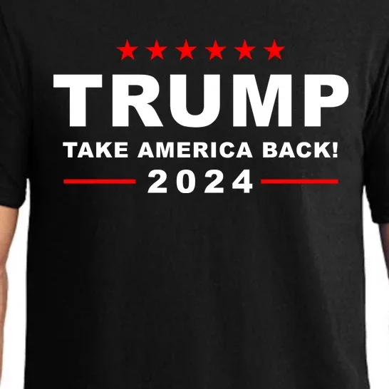 Trump Take America Back 2024 Election Pajama Set